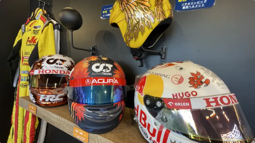 ヘルメットのオリジナルペイント