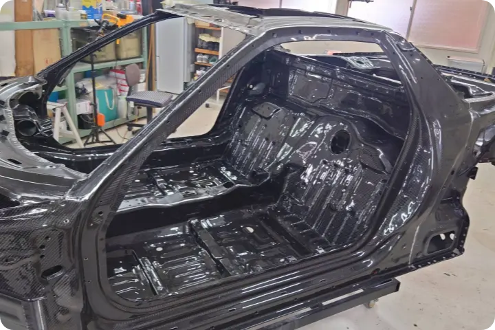 ホンダNSX BODYリメイクプログラム施工風景